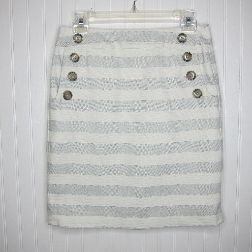LOFT by Ann Taylor Nautical Skirt Size 4P